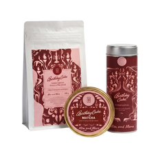 Birthday Cake Set – Çilek & Vanilya Aromalı Matcha, Çay & Kahve Hediye Seti