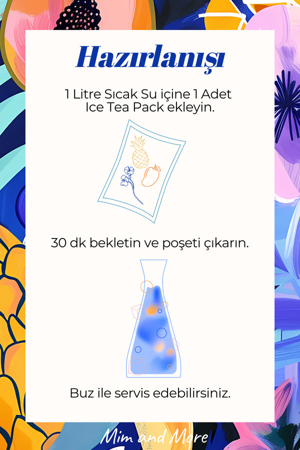 Blue Butterfly Ice Tea Pack - Soğuk Çay Paketi, 5x20 g