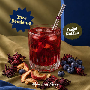 Blueberry Hibiscus Tea - Yaban Mersini Aromalı Hibiskus Çayı 40 g