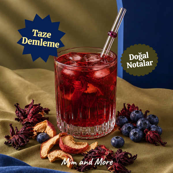 Blueberry Hibiscus Tea - Yaban Mersini Aromalı Hibiskus Çayı 40 g