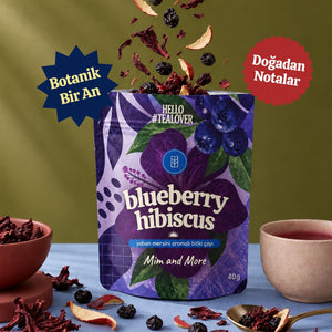 Blueberry Hibiscus Tea - Yaban Mersini Aromalı Hibiskus Çayı 40 g