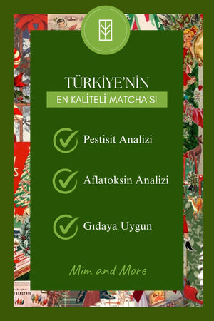 Christmas Kiss 2025 Matcha – Macadamia Aromalı Matcha 25 gr