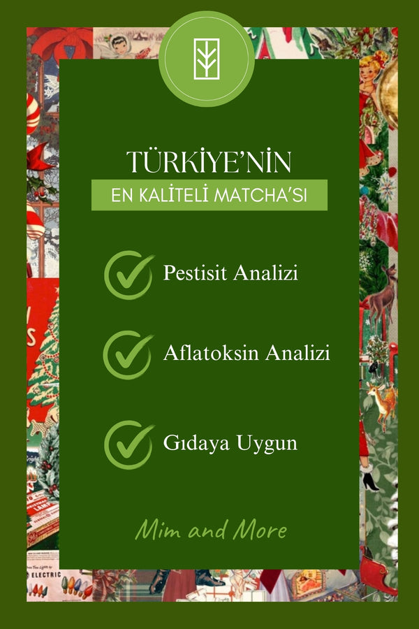 Christmas Kiss 2025 Matcha – Macadamia Aromalı Matcha 25 gr