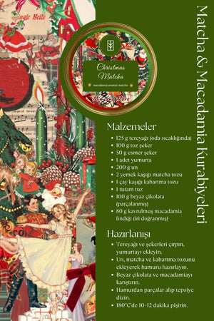 Christmas Kiss 2025 Matcha – Macadamia Aromalı Matcha 25 gr