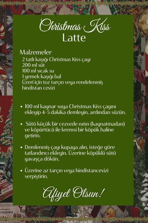 Christmas Kiss Tea – Macadamia Aromalı Seylan Siyah Çayı, 50 g