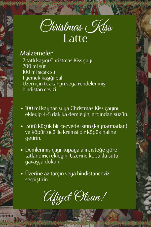 Christmas Kiss Tea – Macadamia Aromalı Seylan Siyah Çayı, 50 g