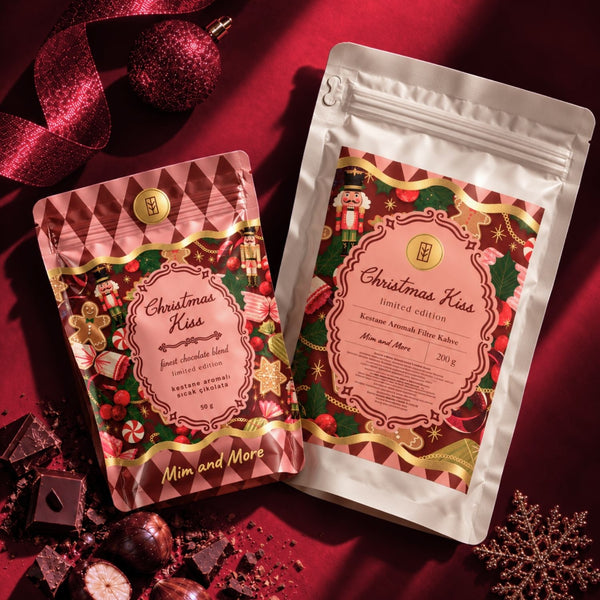 Christmas Kiss Yılbaşı Hediye Seti 2026 – Matcha, Bitki Çayı, Filtre Kahve ve Sıcak Çikolata