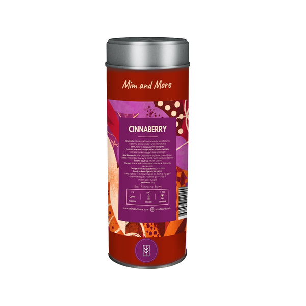 Cinnaberry Tea – Ahududu Aromalı Hibiskus Çayı Tin 50 g