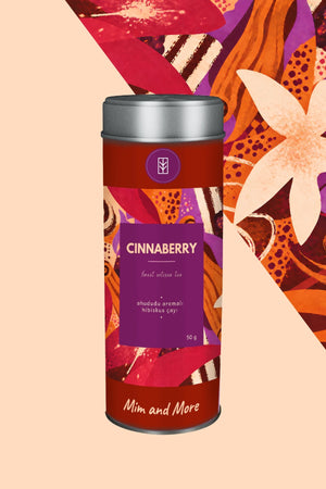 Cinnaberry Tea – Ahududu Aromalı Hibiskus Çayı Tin 50 g