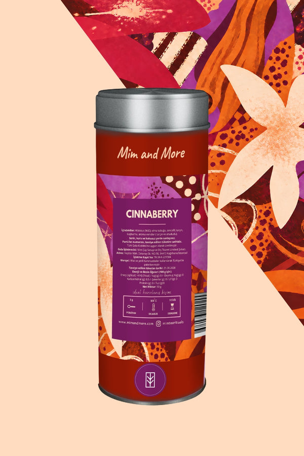 Cinnaberry Tea – Ahududu Aromalı Hibiskus Çayı Tin 50 g