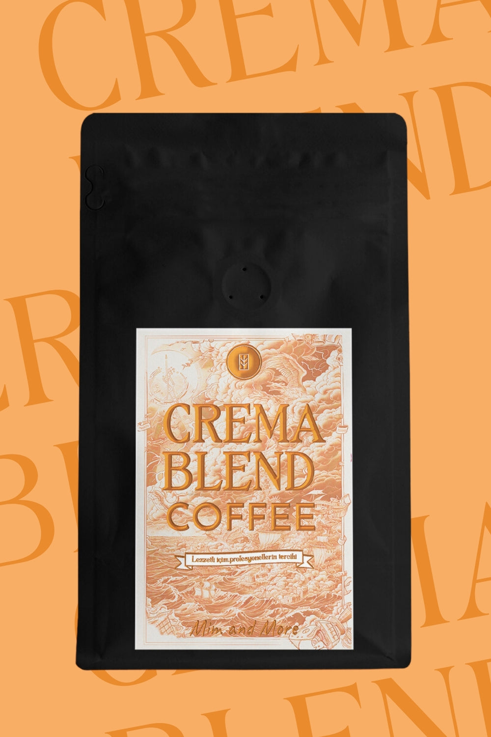 Crema Blend Coffee Çekirdek Kahve, 250 gr
