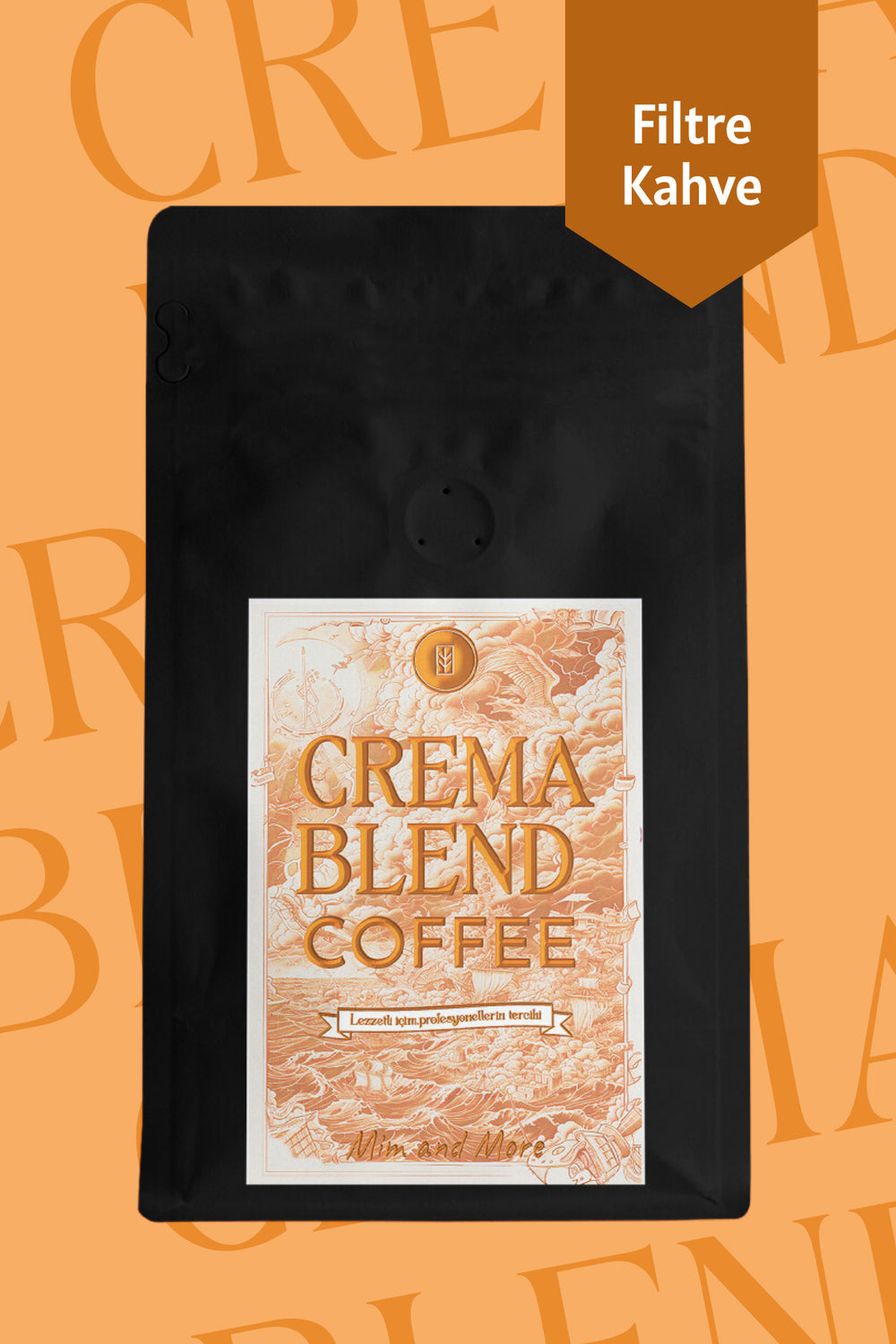 Crema Blend Coffee Filtre Kahve, 250 gr