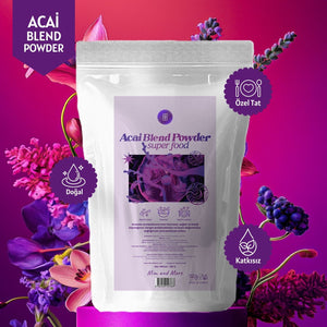 Doğal Acai Tozu - Superfood Acai Blend Powder 100 g