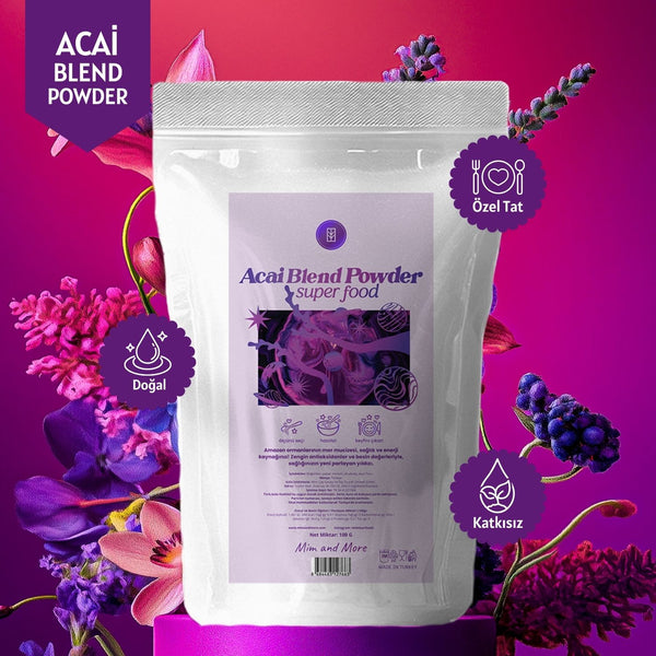 Doğal Acai Tozu - Superfood Acai Blend Powder 100 g