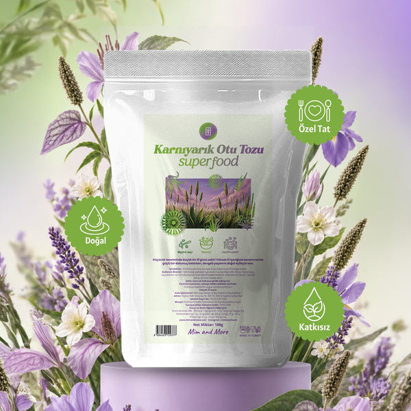 Doğal Karnıyarık Otu Tozu – %100 Saf Psyllium Powder 100 g