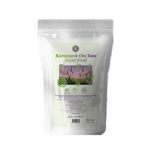 Doğal Karnıyarık Otu Tozu – %100 Saf Psyllium Powder 50 g