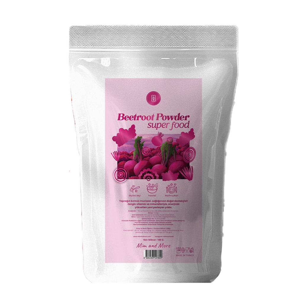 Doğal Pancar Tozu - Superfood Beetroot Powder, 100 g