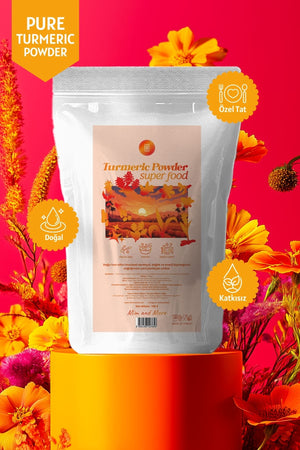 Doğal Zerdeçal Tozu - Superfood Turmeric Powder, 100 g