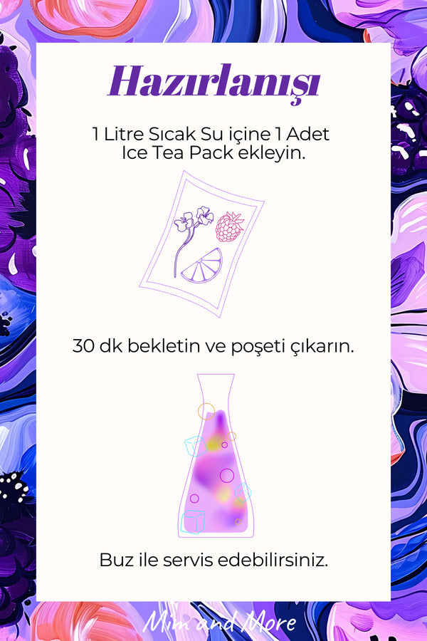 Euphoria Ice Tea Pack - Soğuk Çay Paketi, 5x20 gr