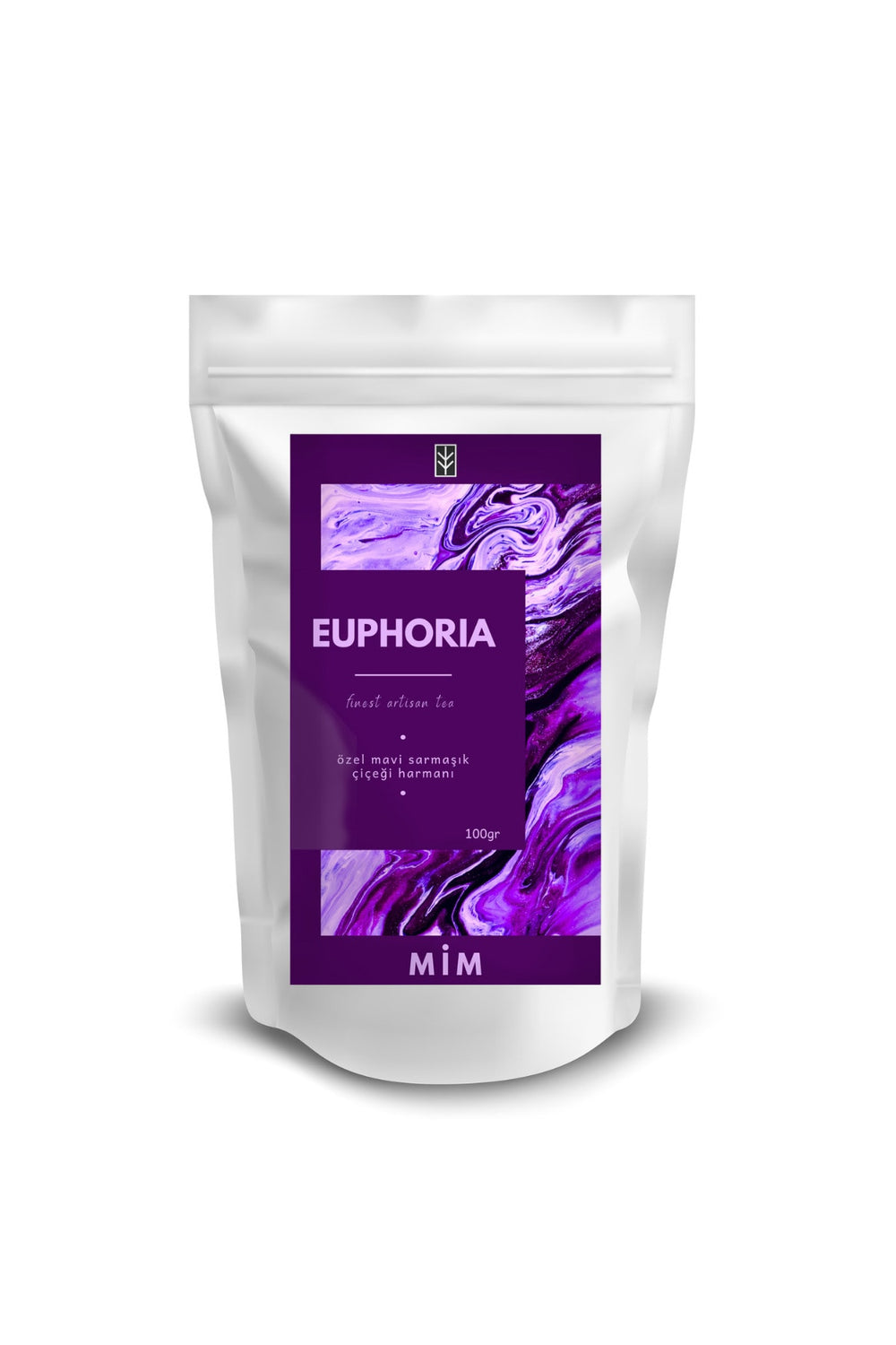 Euphoria Tea - Ahududulu Mavi Sarmaşık Çiçeği Harmanı, 100 gr