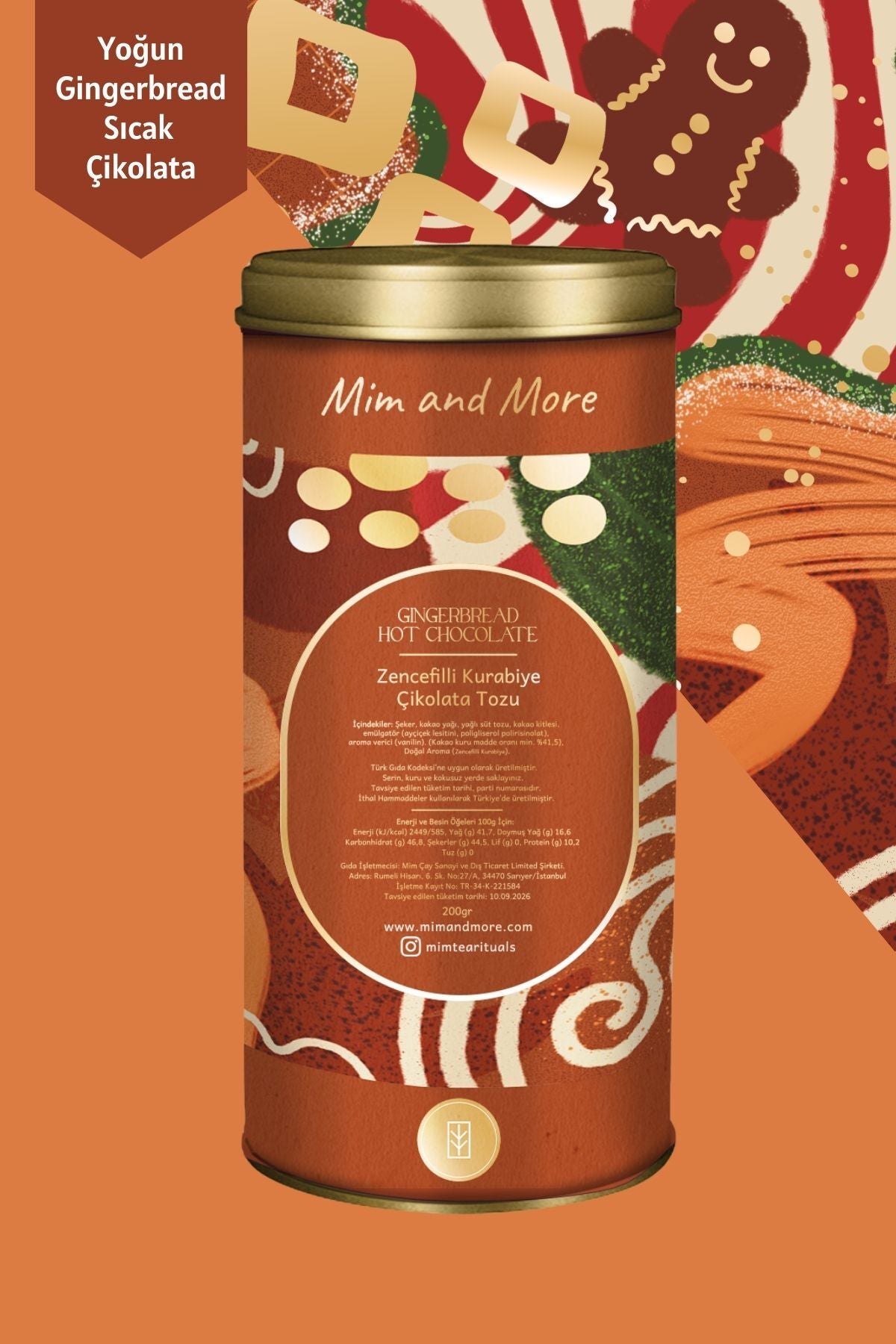Gingerbread Hot Chocolate - Zencefilli Kurabiyeli Sıcak Çikolata