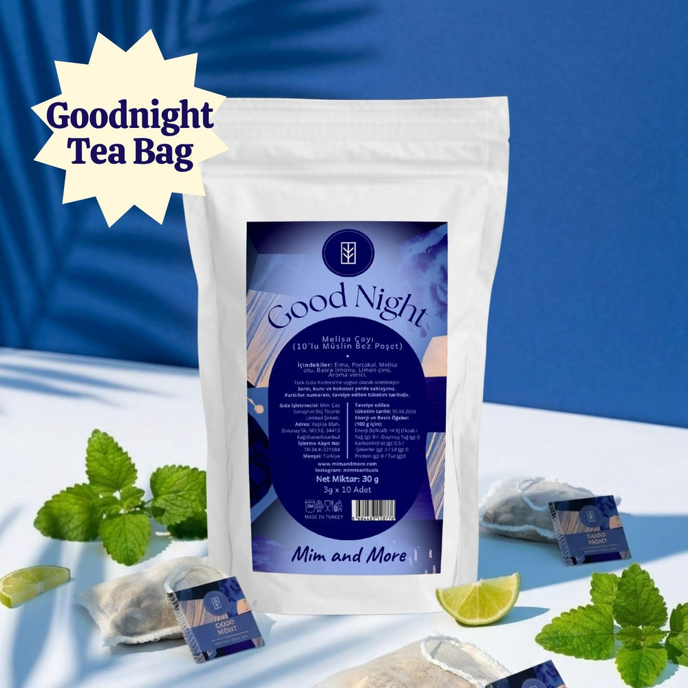 Good Night Müslin Bez 10'lu Poşet Çay Paketi