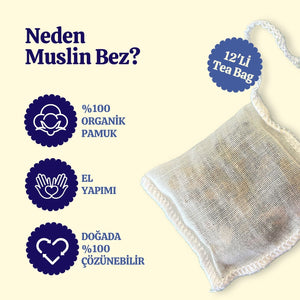 Good Night Müslin Poşet Çay – Melisalı & Meyveli Bitki Çayı 10’lu Paket