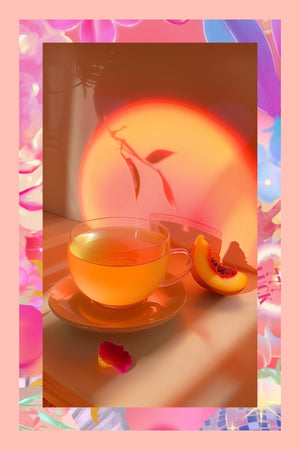 Luminara Studio x High Vibes Only Tea - Güllü ve Şeftalili Beyaz Çay 30 g