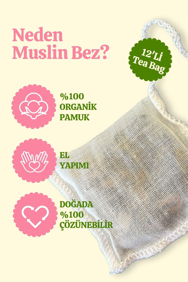 Jasmine Müslin Poşet Çay – Yasemin Poşet Çay 10’lu Paket