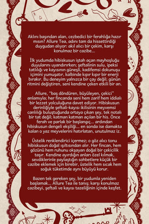 Luminara Studio x Allure - Kayısı ve Şeftalili Hibiskus Çayı 50 g