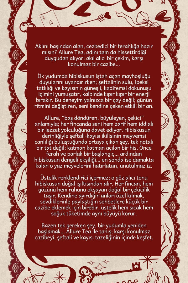 Luminara Studio x Allure - Kayısı ve Şeftalili Hibiskus Çayı 50 g