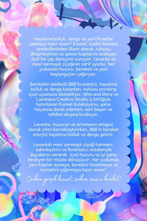 Luminara Studio x Kısmet Tea – Lavantalı Mavi Sarmaşık Çiçeği Harmanı 50 g