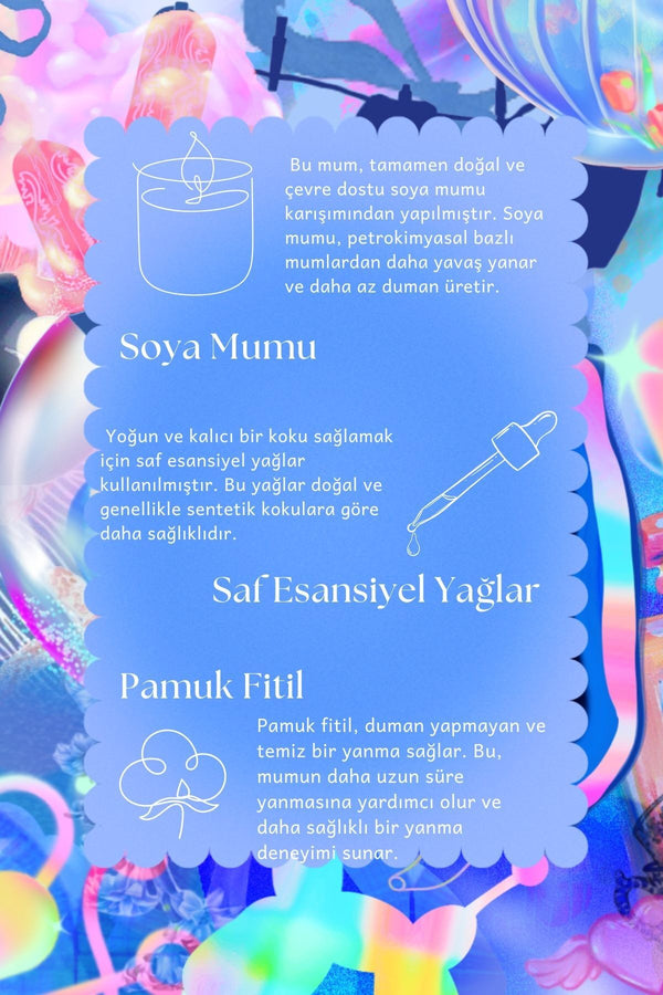 Luminara X Mim and More Kısmet Candle - Kısmet Lavantalı Mum
