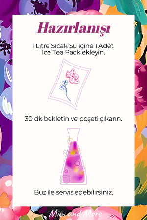 Magic Ice Tea Pack - Soğuk Çay Paketi, 5x20 gr