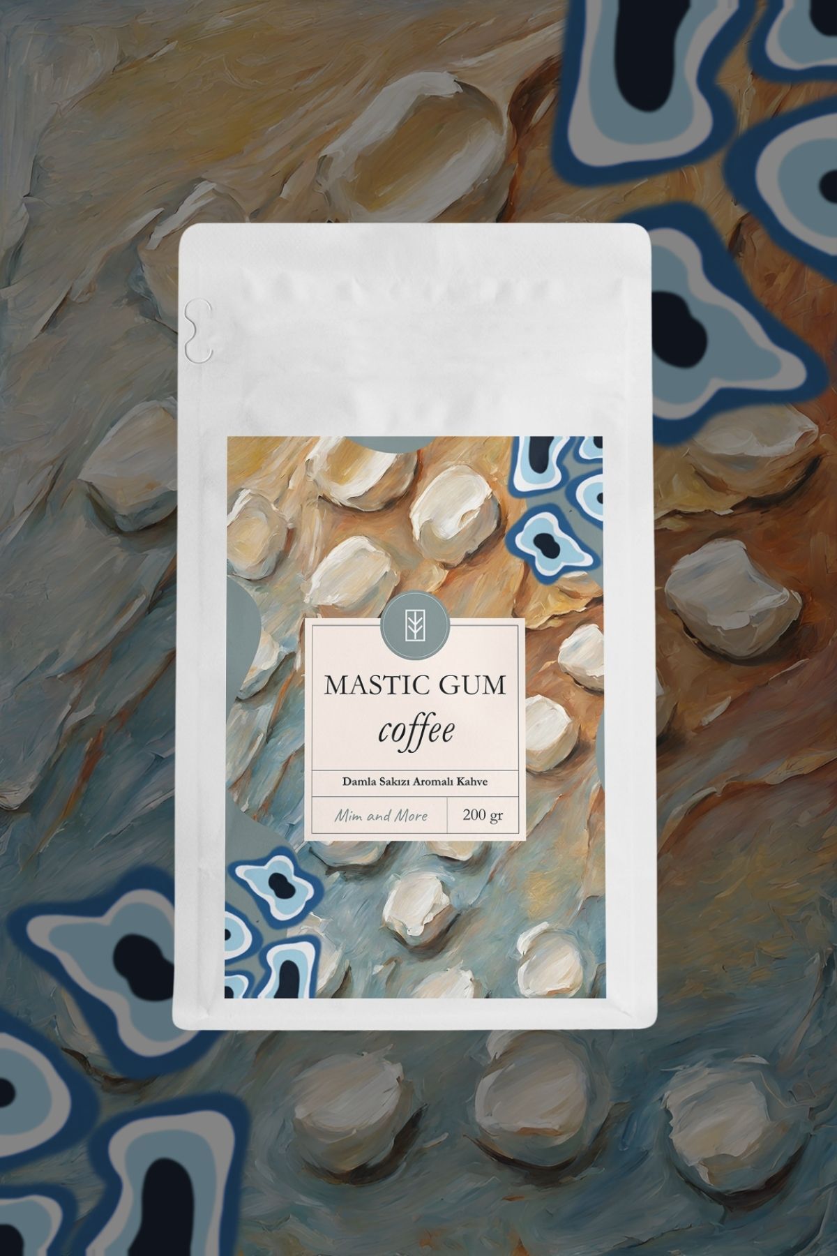 Mastic Gum Coffee - Damla Sakızı Aromalı Çekirdek Kahve, 200 gr