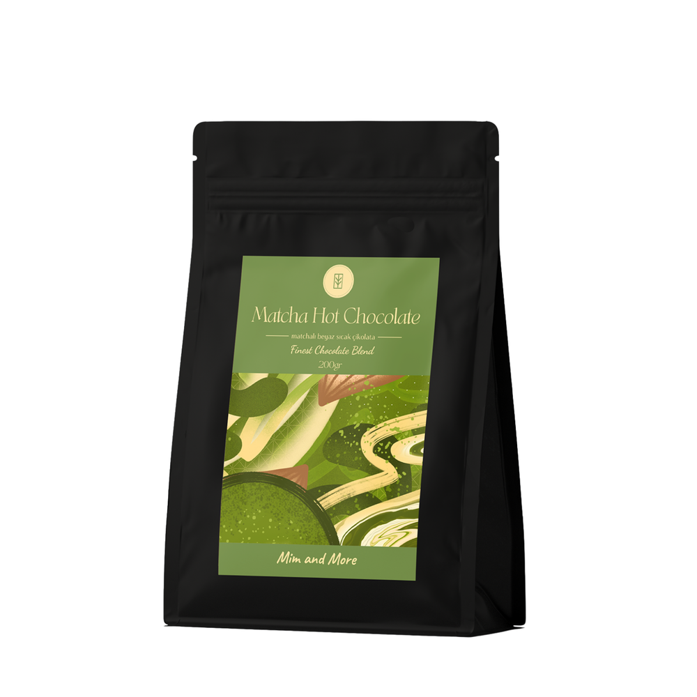 Matcha Hot Chocolate - Matchalı Beyaz Sıcak Çikolata, 200 gr