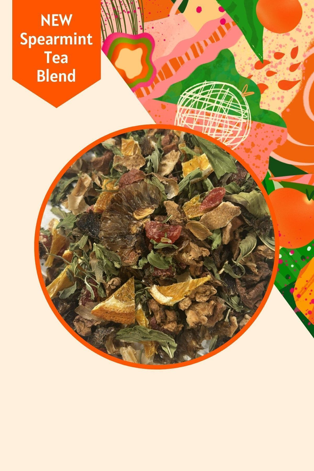 Orange Spearmint Tea - Portakallı Kıvırcık Nane Çayı 100 g