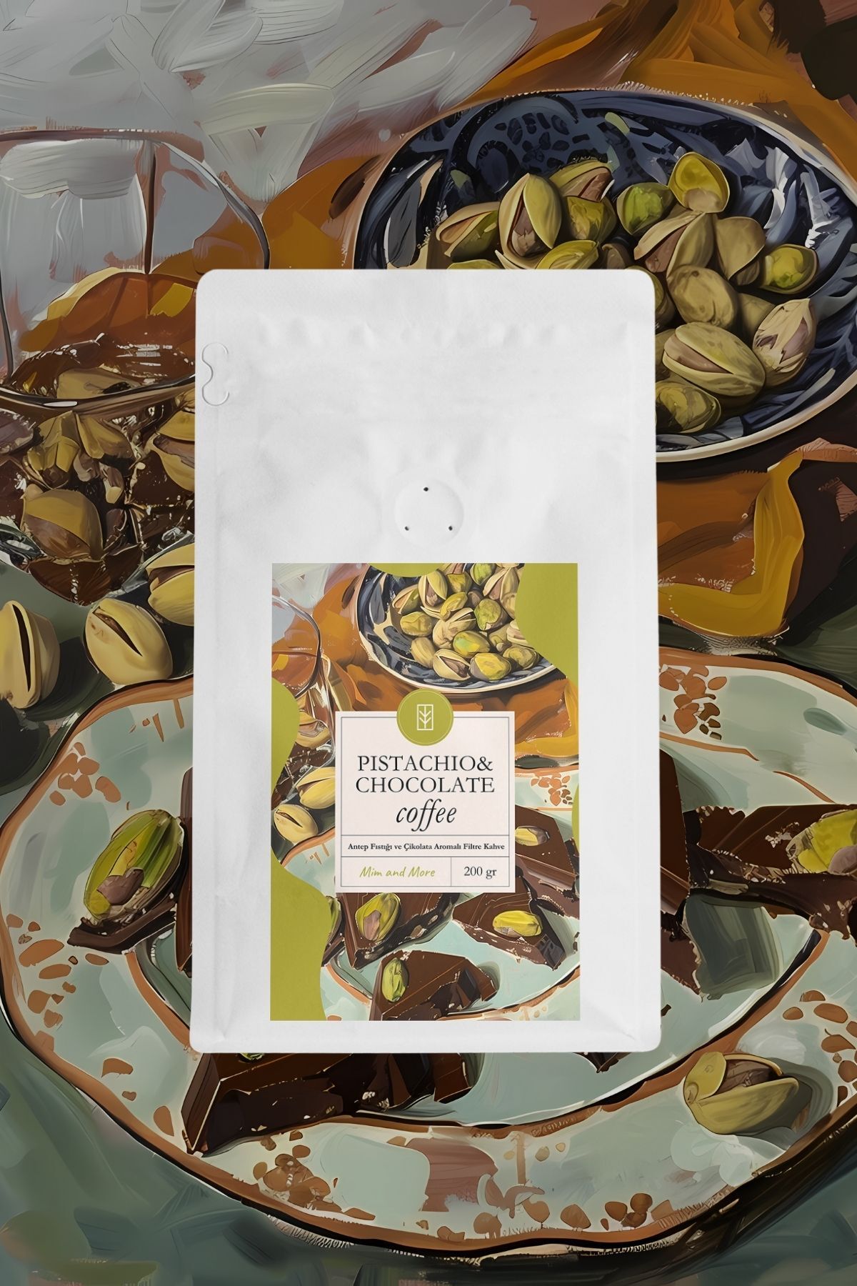Pistachio & Chocolate Coffee - Antep Fıstıklı Çikolata Aromalı