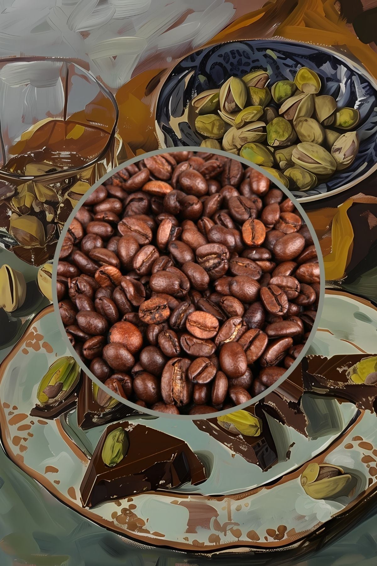Pistachio & Chocolate Coffee - Antep Fıstıklı Çikolata Aromalı
