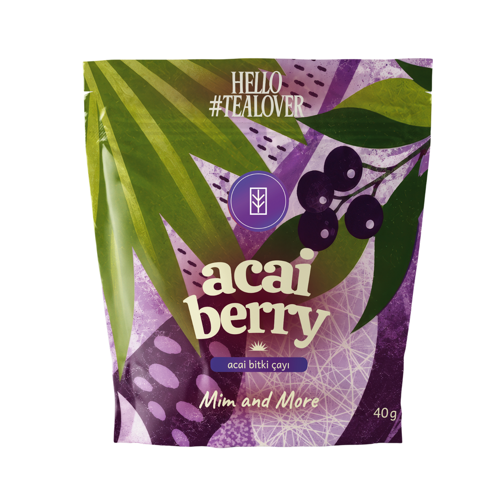 Acai Berry Tea - Acai Meyveli Bitki Çayı 40 g