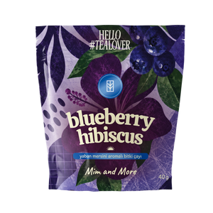 Blueberry Hibiscus Tea - Yaban Mersini Aromalı Hibiskus Çayı 40 g