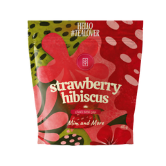 Strawberry Hibiscus Tea - Çilekli Hibiskus Bitki Çayı 40 g
