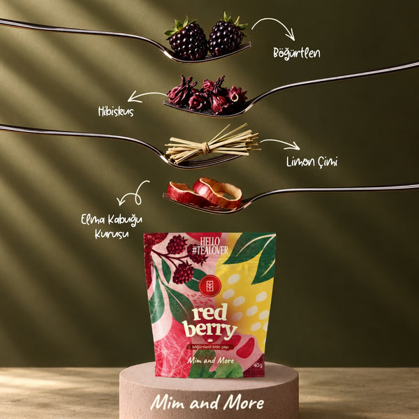 Red Berry Tea - Böğürtlenli Bitki Çayı 40 g