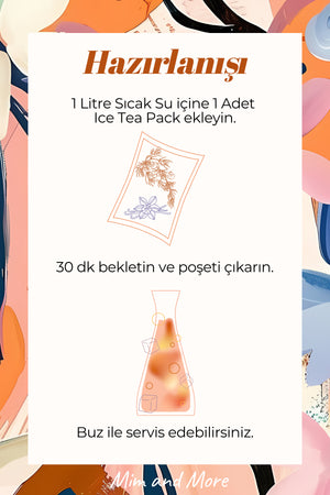 Rooibos Vanilla Ice Tea Pack - Soğuk Çay Paketi, 5x20 gr