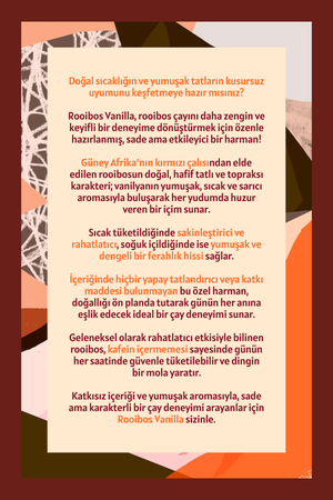 Rooibos Vanilla Tea – Kafeinsiz Rooibos Bitki Çayı 50 g