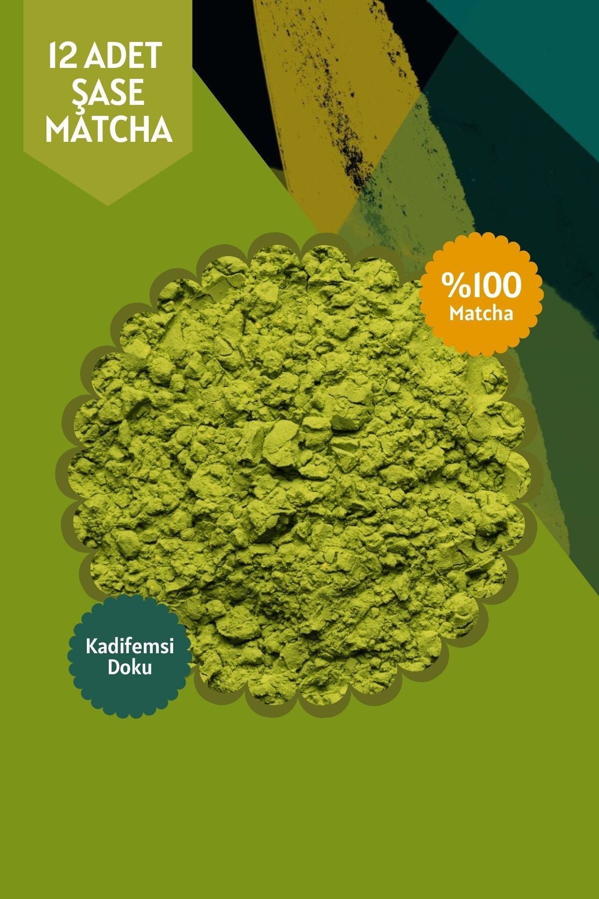 Saf Matcha Tekli Şase – 12 Günlük Özel Paket, 12x3 gr – Mim and More
