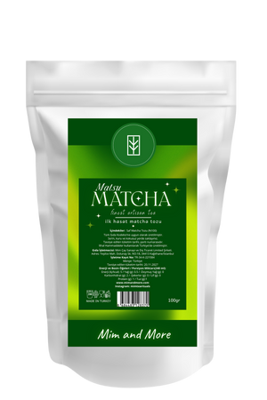 Matsu Matcha - İlk Hasat Premium Saf Matcha Tozu 100 G