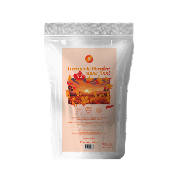 Doğal Turmeric Powder – %100 Saf Zerdeçal Tozu 100 g