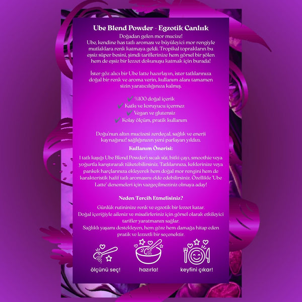 Ube Blend Powder  - Ubeli Superfood Blend Powder 50 g