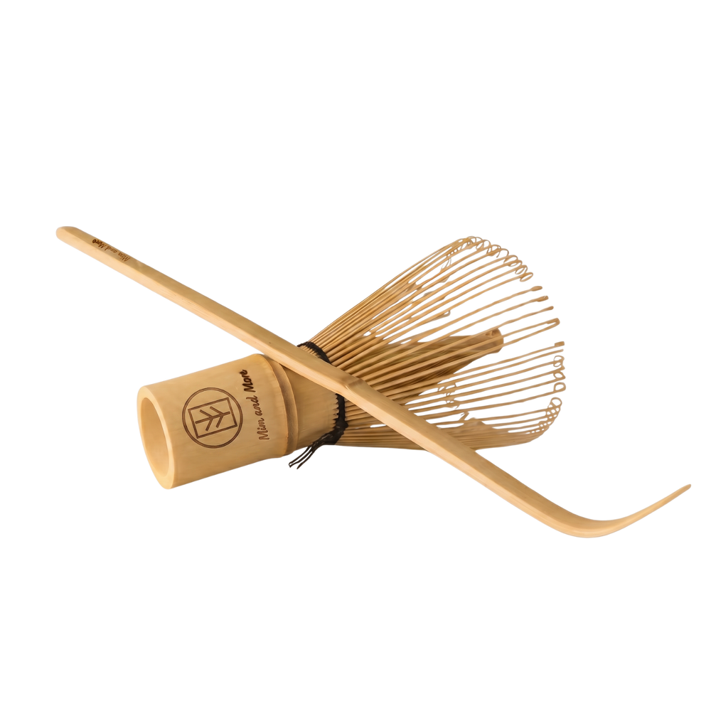 Bamboo Matcha Whisk & Bamboo Matcha Kaşık Set